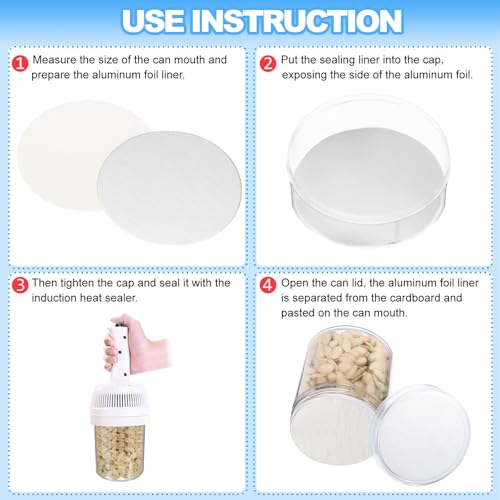 Doublures de bouchon aluminium support papier PATIKIL opercule scelleur induction