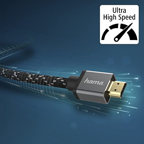 Cable HDMI Ultra High Speed 8K Hama de 3m para evitar parpadeos en pantallas modernas 3