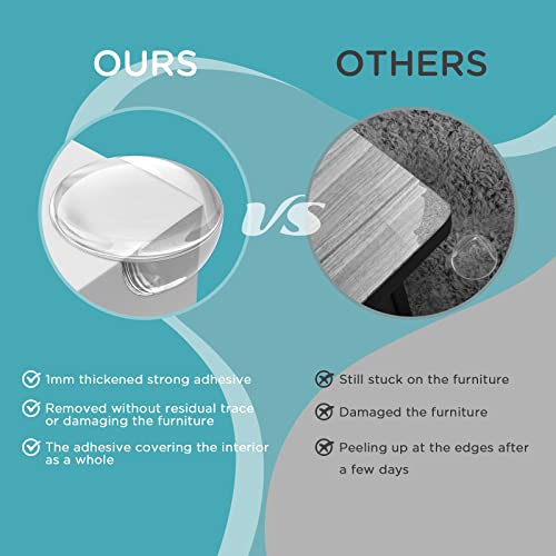 Corner Protector For Baby, 12 Pack Protectors Guards - Furniture Corner Guard & Edge Safety Bumpers - Baby Proof Bumper & Cushion To Cover Sharp Furniture & Table Edges - Clear And Transparent #TOP5