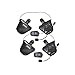 SENA SPH10HD-FM-01 Bluetooth Stereo Headset & Intercom Dual System for Half Helmets, Includes (2) Complete headsets Kits (Does NOT Include Helmet), SPH10HD-FM-01