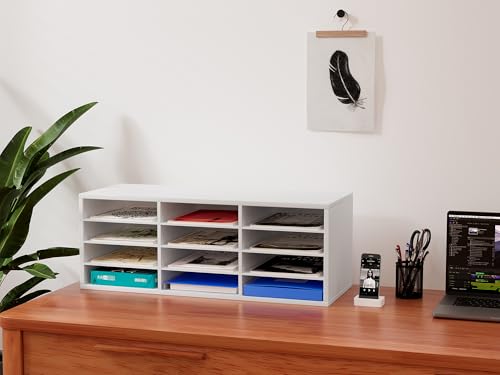 Range Document A4 Bois pour Stopper le Désordre des Papiers de Bureau - 5