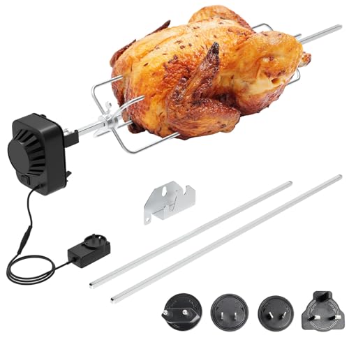 BBQ Rotisserie Grill Kit for Masterbuilt Gravity MB20091220 Rotisserie Kit, Masterbuilt Gravity Series 560 1050 800 Smoker Accessories, Masterbuilt Gravity Series Grill Rotisserie Spit Kit Accessories