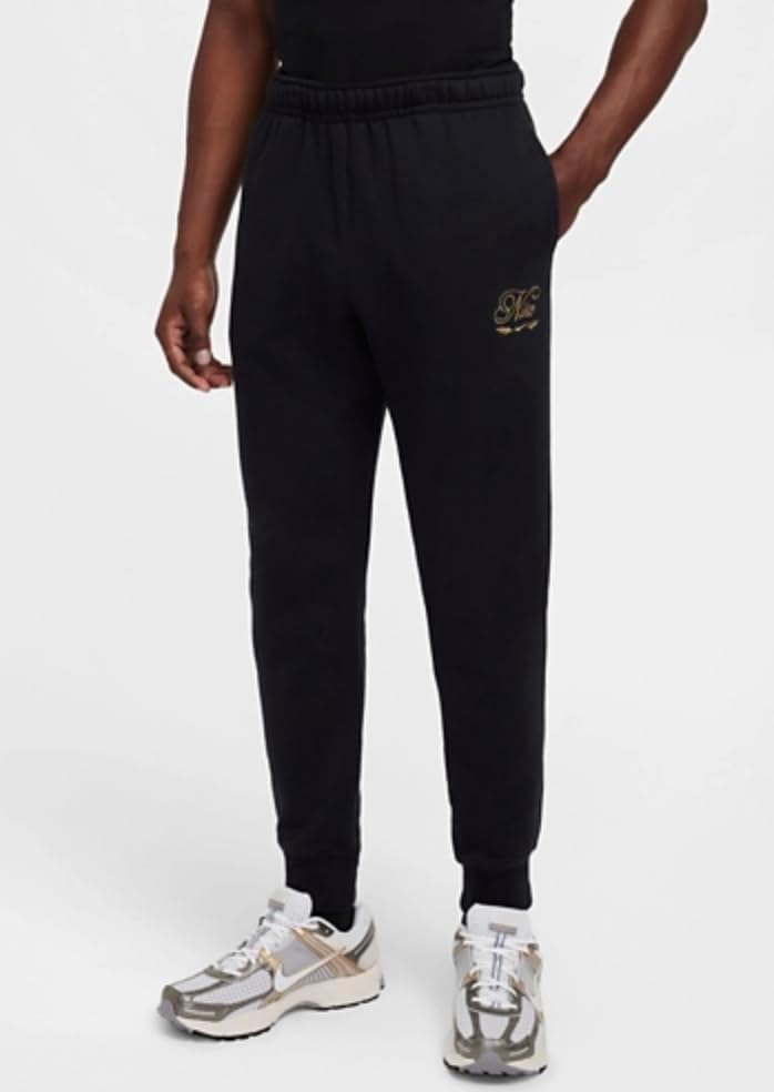 Nike Sportswear Team Men's French Terry Standard Fit Pants XX-Large Black/White - Image 3