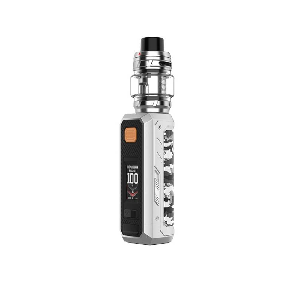 Vaporesso Armour Ultra Kit de Vapeo – Batería Interna 5500 mAh, iTank de Alto Rendimiento, Sabor Intenso & Flujo de Aire Ajustable – Sin Líquido y Sin Nicotina (Camo Silver)