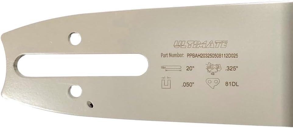 Proven Part 20In Chainsaw Bar .325 .050 81DL For Stihl MS260, 261, 270, 271, 280, 290, 311, 360 36390050081, 36890050081, 36950050081