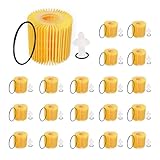 20PCS 04152-YZZA1 Engine Oil Filter Compatible with Toyota Avalon Camry Highlander RAV4 Tacoma
