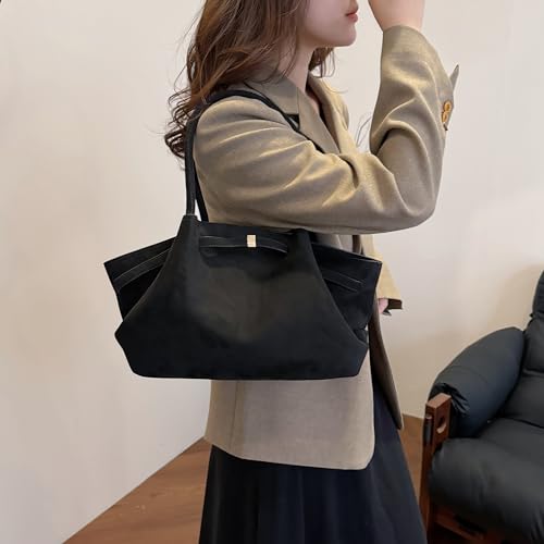 Bolso Tote de gamuza sintética para mujer miniatura 2
