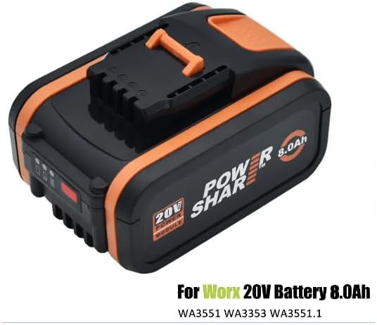 20V Replacement Battery for Worx,Cordless Power Tools Battery for Worx,WA3551 /WA3553 / 35514 / WA3551.1 Lithium-ion（4000mAh,2 Pack）