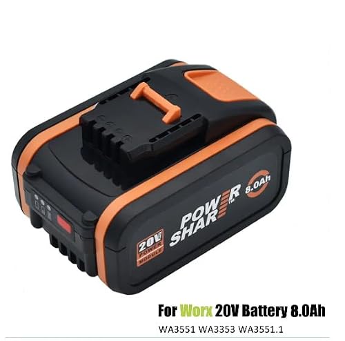 ZahoTse 20V Replacement Battery for Worx (Battery Only),Cordless Power Tools Accessory for Worx,WA3551 /WA3553 / 35514 / WA3551.1 Lithium-ion(4000mAh,2 Pack) - Image 3
