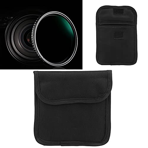 Bigking Camera Lens Filter Pouch Case, Filter Case One Pocket Camera Lens Filter Carry Case Nylon Waterproof Storage Bag For Filters Up To 82Mm #TOP1