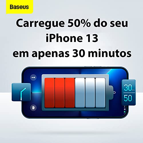 Carregador de Parede Baseus Compact Quick Charger 2U+C 30W Preto