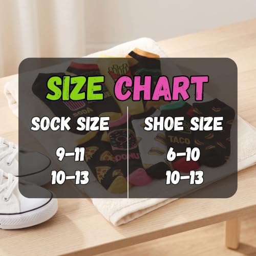 Image of Tipi Toe Women's 10 Pairs Lightweight Colorful Socks - Fun Low Cut Patterns for All-Day Comfort and Easy Everyday Style
