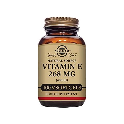 Solgar Vitamin E 268 mg - 100 Vegetarian Softgels Cover