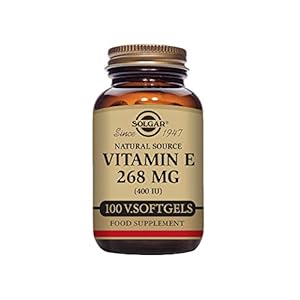 Solgar Natural Source Vitamin E 268 mg (400 IU) Vegetable Softgels – Pack of 100 – Fights Free Radicals – Immune System Support – Vegan and Gluten Free