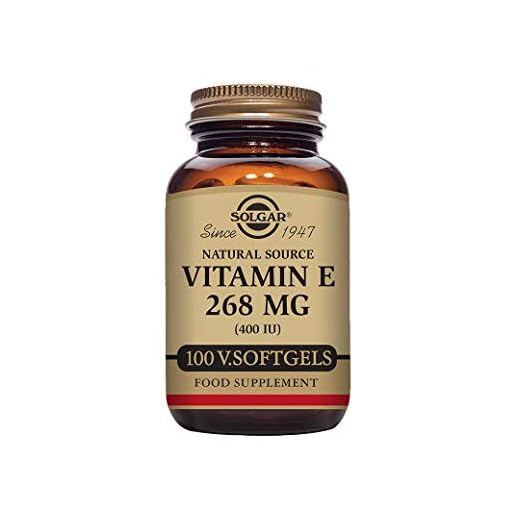 Solgar Vitamin E 268 mg (400 IU), 100 Vegetarian Softgels - Natural Antioxidant, Skin & Immune System Support - Naturally-Sourced Vitamin E - Non-GMO, Vegan, Gluten Free, Dairy Free - 100 Servings