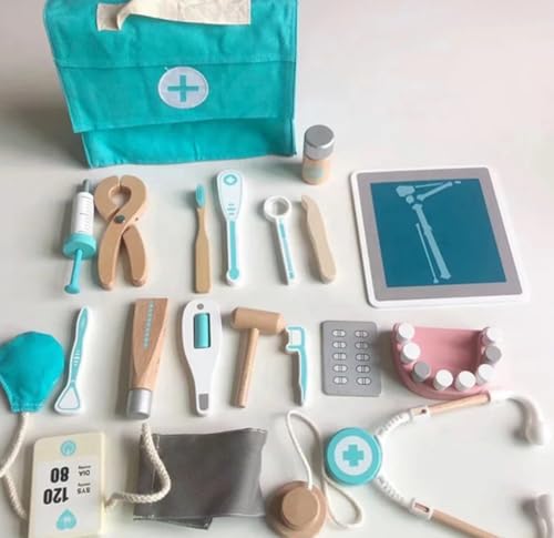 Image of Doctor On Call Play Set - 19-Piece Medical Kit for Kids with Realistic Instruments | Ideal for Ages 3+ | Encourages Imaginative Play & Learning | Complete Doctor Kit for Boys & Girls, Dr kit