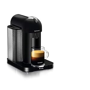 Nespresso Vertuo Coffee and Espresso Machine by Breville, Matte Black (Renewed) Nespresso Vertuo Coffee and Espresso Machine by Breville Matte Black Renewed