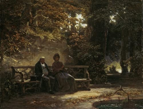 Pintura al óleo clásica de Spitzweg: lienzo decorativo de alta calidad, 60x90cm