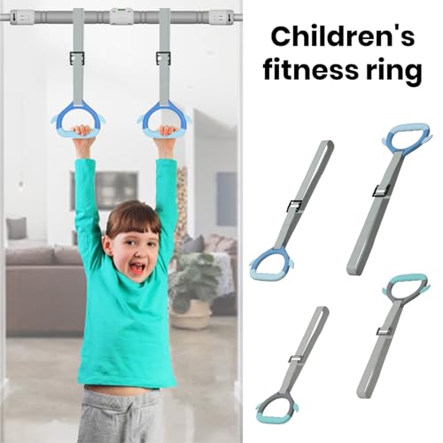 2 Piezas Anillas de Gimnasia para Niños con Correas Ajustables miniatura 2