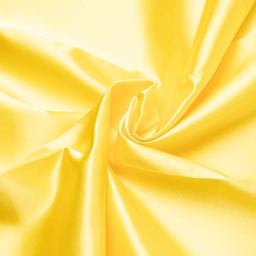 東レ シルックサテン 生地 約122cm×1mカット Col.27 イエロー系 T880-1