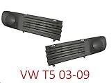 w203 nebelscheinwerfer links  T5 03-09 Stoßstange Grill Gitter Lüftungsgitter Blende ohne Löchern für Nebelscheinwerfer Links Rechts Set