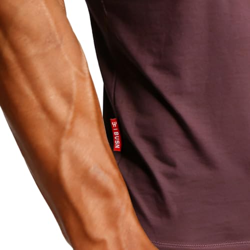 Image of Casual Short Sleeve Crew Neck Classic Wicking Breathable Fitness Muscle Athletic T Shirts Mens
