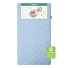 Newton Baby Crib Mattress Infant Toddler Mattress Baby Bed Mattress Dual Layer Safe Breathable Washable Mattress Removable Cover Deluxe 55 inch Thick Cushion Sky Blue