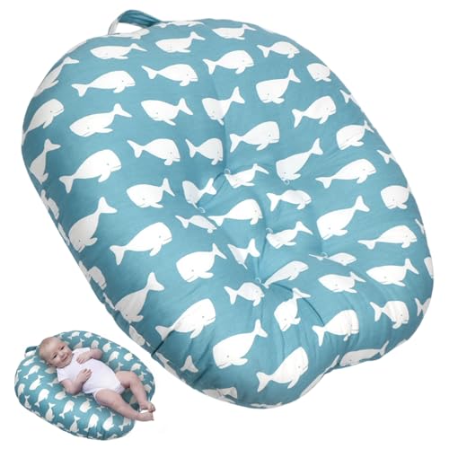 Almohada de cuña para bebés para recién nacidos, almohada ergonómica anti reflujo ergonómico recién nacido, cojín suave y cómodo de lactancia para alimentar a las botellas, dormir, lactancia..