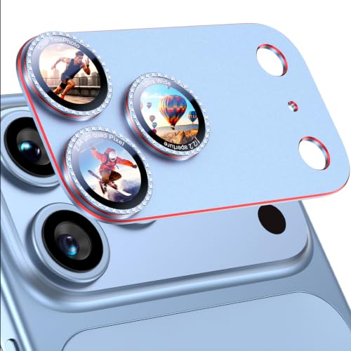 Uyiton for iPhone 18 Pro Camera Lens Protector, Diamond Glacier