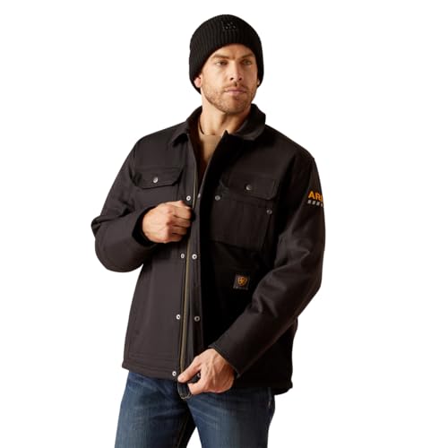 Image of ARIAT Men's Rebar DuraCanvas Sherpa-Lined Coat