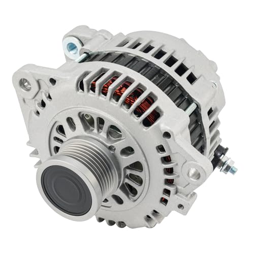 Image of KAX Alternator Compatible with 2008-2012 Nissan Rogue, High Output Alternators Automotive Replacement for LR1110713V,11163,LR1110713C,23100AU40D,23100AU400,11163N 12V 110Amp CW 6-Groove Pulley