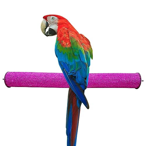 Image of Congo Premium 18 inch Safe Chew Bird Sandy Sand Perch for Grinding Nail for African, Macaw, Cockatoos and Other Large Birds