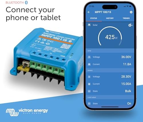 Victron Energy SmartSolar MPPT regulator ładowania 100/15 12 V 24 V 15 A solarny regulator ładowania Bluetooth