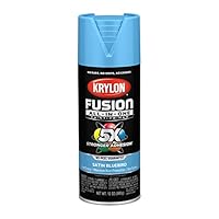Krylon K02941007 Fusion All-In-One, Satin, Bluebird, 12 oz.