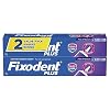 Fixodent Plus Gum Care Denture Adhesive Cream for Fulls and Partials, 2 oz (57g) - Pack of 2