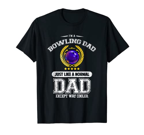 Cool Bowling Dad! Funny Bowling Camiseta