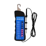 Electric Fence Voltage Tester, 7KV Fence Tester 8 Neon Indicator Lights/Fence Tester for Farms Farms Fault Finder Portable Testing Tool