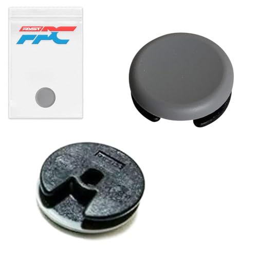 Dark Grey Replacement Analog Joy Stick Thumb Cap Button Circle Pad 3D Cover, Compatible with Nintendo 3DS / 3DS XL/NEW 3DS / NEW 3DS XL / 2DS / NEW 2DS XL
