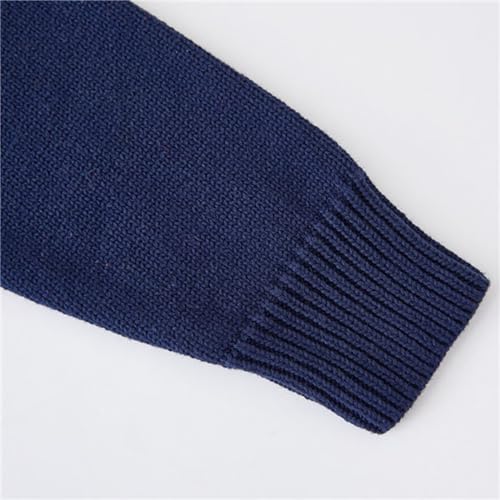 Baby Girls Knit Cardigan Crochet Ribbed Button Sweaters Soft Warm Long Sleeve Round Neck Coats Casual Fall Tops3