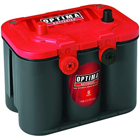 OPTIMA Batteries High Performance 34/78 RedTop Sealed AGM Car, Truck, and SUV Starting Battery, 800 CCA, Dual SAE and GM Terminals, Maintenance Free, Versitile Mounting Cover