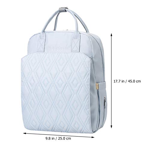 TOYANDONA Bolsa de fraldas multifuncional, bolsa leve para fraldas, bolsa para mamãe, impermeável, g