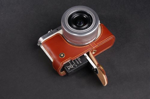 Étui TP en cuir véritable pour Panasonic GM1 avec ouverture rapide - 6
