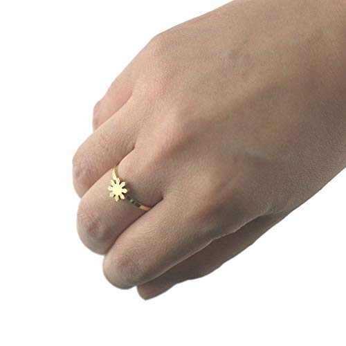 Philippines Sun Ring, Pinoy Pride Jewelry, Filipino Flag (Gold, 8) #TOP1