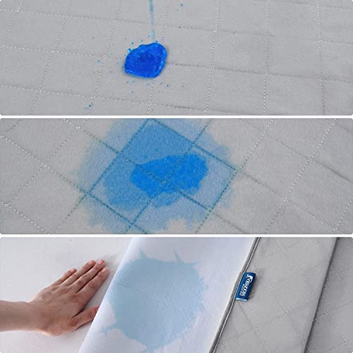 Extra Large Waterproof Bed Pads 36" X 72", Xxl Incontinence Underpad, Highly Absorbent Pads For Bed Wetting Incontinence Individuals, Kids, Adults, Pets - Gray (2 Pack) #TOP2