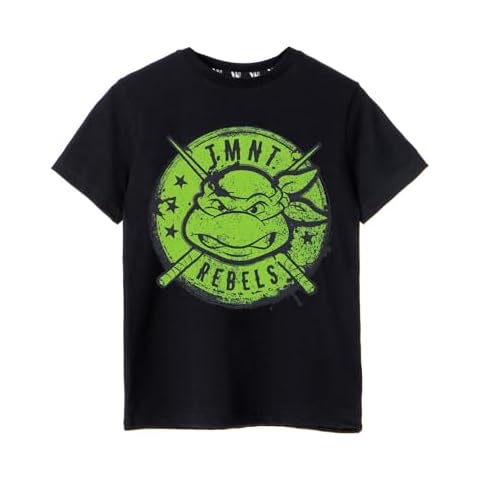 Teenage Mutant Ninja Turtles Black T-Shirt for Boys Cover