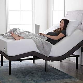 LUCID L300 Adjustable Bed Base - 5 Minute Assembly - Dual USB Charging