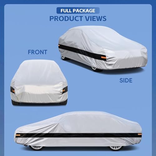 Image of Coupe Car Cover Custom Fit Alfa Romeo 4C 2013-2019, Car Cover Waterproof All Weather for Automobiles, Sun Rain Dust UV Protection. (Ships from US Warehouse)