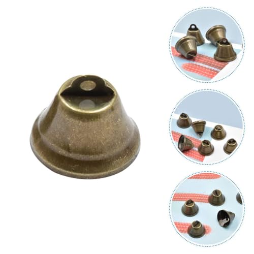Luxshiny 100 Peças Sino De Trompete Retrô Faça Mesmo Sinos Artesanais Amuletos De Sinos De Árvore Pe