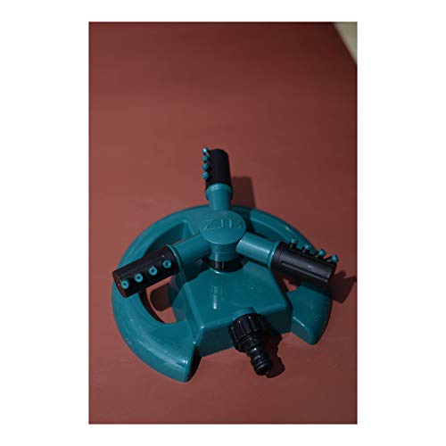 ZJH Lawn Sprinkler, 360 Degree Rotating Lawn Sprinkler Automatic Irrigation System 3600 Square Feet Coverage Oscillating Sprinkler for Garden Lawn Yard,Kids Playtime Outdoor