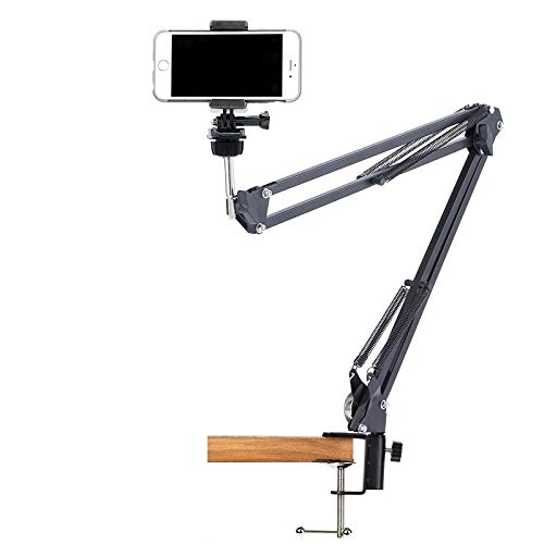 Acetaken Phone Video Stand,Overhead Camera Mount Compatible With Iphone Samsung Live Streaming,Baking,Craft,Videos,Online Lessons #TOP5